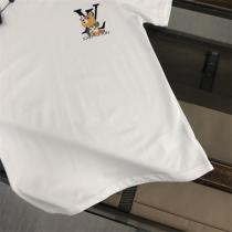 ルイヴィトン コピー Tシャツ MAISON ロゴ＆鮮やかなブルーのデザイン LOUIS VUITTON
