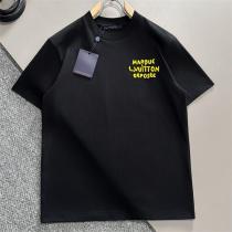 ルイヴィトン コピー Tシャツ MARQUE L.VUITTON DÉPOSÉE 刺繍ロゴ シンプル 高級感 デザイン LOUIS VUITTON
