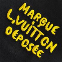 ルイヴィトン コピー Tシャツ MARQUE L.VUITTON DÉPOSÉE 刺繍ロゴ シンプル 高級感 デザイン LOUIS VUITTON