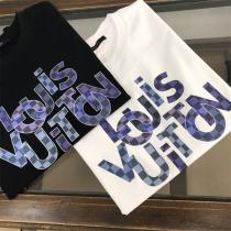 ルイヴィトン スーパーコピー Tシャツ カラフルロゴパターン モダン スタイリッシュなデザイン LOUIS VUITTON