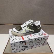 Dolce&Gabbana 偽物 スニーカー オリーブグリーン コントラスト DGロゴ スポーツラグジュアリー ドルチェ＆ガッバーナ