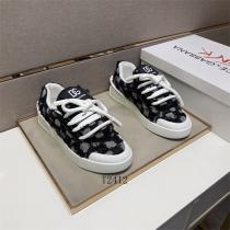 ドルチェ＆ガッバーナ スーパーコピー スニーカー チェック柄 ブラックホワイト DGロゴ スタイリッシュ Dolce&Gabbana