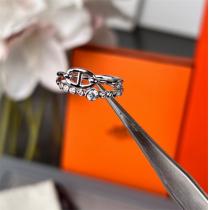 2026最新高級感HERMES Chaine d'ancre Enchaineeエルメス指輪コピーシルバー色人気ランキングアクセサリー新作