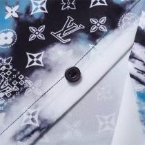 LOUIS VUITTON 偽物 シャツ モノグラム アート風 デザイン シンプルエレガンス ルイヴィトン