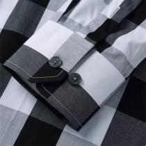 バーバリー コピー シャツ チェック柄 ポロ プレイヤー ロゴ チェック柄 BURBERRY