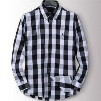 バーバリー コピー シャツ チェック柄 ポロ プレイヤー ロゴ チェック柄 BURBERRY