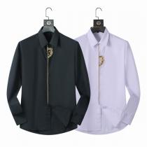 VERSACE スーパーコピー シャツ ゴールドメデューサ ロゴ エレガント ヴェルサーチ