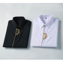 VERSACE スーパーコピー シャツ ゴールドメデューサ ロゴ エレガント ヴェルサーチ