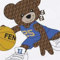 FENDI コピー トレーナー ベアキャラクター ロゴとユニークなデザインの融合 フェンデイ