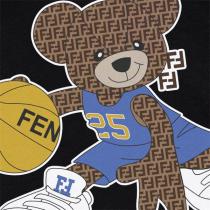FENDI コピー トレーナー ベアキャラクター ロゴとユニークなデザインの融合 フェンデイ