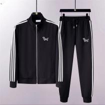 THOM BROWNE 偽物 セットアップ ジャケット＆パンツ トリコロールアクセントが魅力 トムブラウン