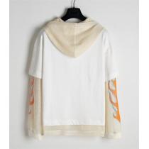 ジバンシィ スーパーコピー パーカー スレートブラック ピンクフレイム柄 ロゴデザイン GIVENCHY