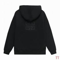 GIVENCHY コピー パーカー クラウドホワイト＆ブラック シンプルロゴ フード付き ジバンシィ