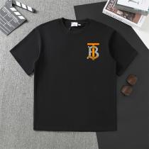 BURBERRY 偽物 Tシャツ ソフトホワイト＆グラファイト Bロゴ オレンジシルバーデザイン バーバリー