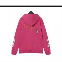 クロムハーツ 偽物 パーカー フューシャピンク アートグラフィック ロゴ＆メッセージ CHROME HEARTS