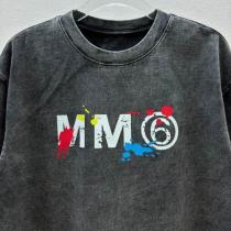 Maison Margiela スーパーコピー Tシャツ アートグラフィック MM6 ロゴ ペイント メゾン マルジェラ