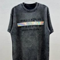 メゾン マルジェラ コピー Tシャツ ヴィンテージグレー グラデーション ロゴと数字 Maison Margiela