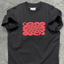 Maison Margiela スーパーコピー Tシャツ 曲線デザイン ロゴ グラフィック メゾン マルジェラ