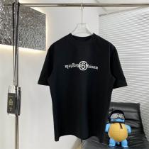 メゾン マルジェラ コピー Tシャツ 逆さロゴ MM6 ユニークデザイン Maison Margiela