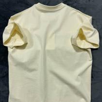 Maison Margiela スーパーコピー Tシャツ アイボリーボディ ロゴ メゾン マルジェラ
