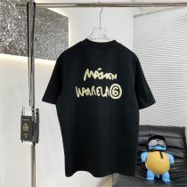 メゾン マルジェラ 偽物 Tシャツ シンプルロゴ MM6 ブランド名筆記体 Maison Margiela