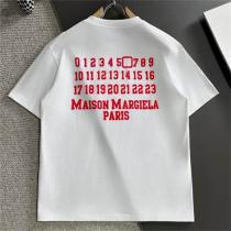 Maison Margiela スーパーコピー Tシャツ 赤い数字デザイン ロゴ メゾン マルジェラ