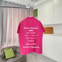 メゾン マルジェラ コピー Tシャツ グレー シンプルロゴ MM6 多言語デザイン Maison Margiela
