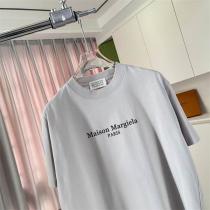 メゾン マルジェラ コピー Tシャツ グレー シンプルロゴ MM6 多言語デザイン Maison Margiela