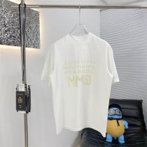 メゾン マルジェラ コピー Tシャツ 数字グラフィック ゴールドプリント MM6 Maison Margiela