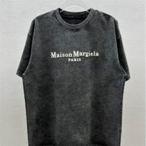 メゾン マルジェラ コピー Tシャツ ヴィンテージダークグレー ロゴ シンプルで洗練 Maison Margiela