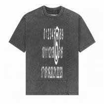 Maison Margiela スーパーコピー Tシャツ ダークグレー ヴィンテージ ロゴ グラフィック メゾン マルジェラ