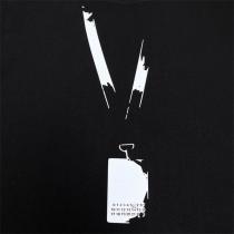 メゾン マルジェラ 偽物 Tシャツ ダークグレー ヴィンテージ加工 数字とロゴ Maison Margiela