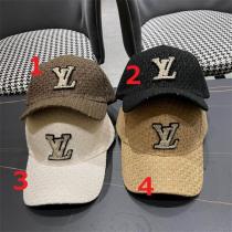 ルイヴィトン 偽物 キャップ 編み込み テクスチャ ロゴ ラグジュアリー感 LOUIS VUITTON