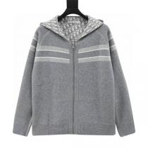 両面着ディオール コピー ジャケット ストームグレー ロゴデザイン エレガント素材 DIOR
