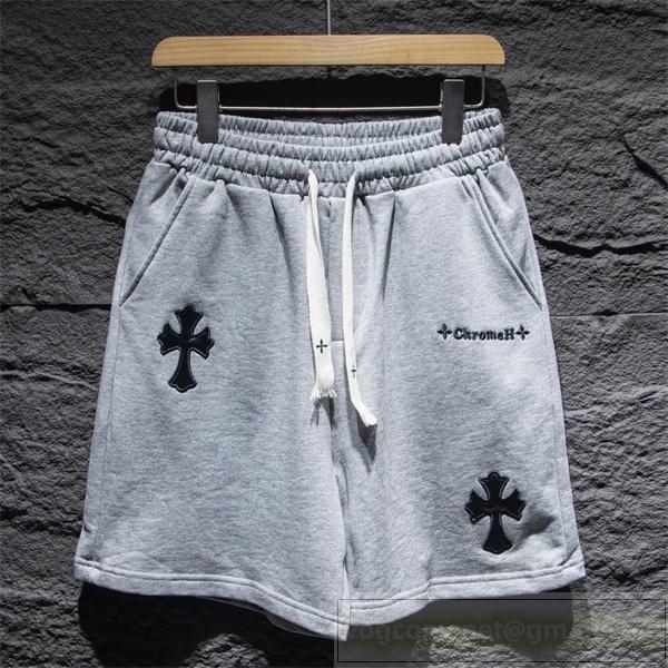 CHROME HEARTS 偽物 ハーフパンツ クロス刺繍 ロゴ入り ラグジュアリー カジュアル クロムハーツ