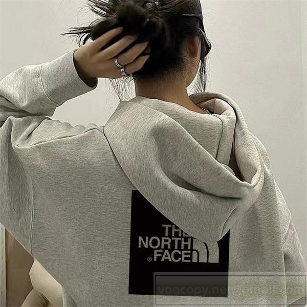 THE NORTH FACE コピー パーカー オーバーサイズ ロゴプリント スポーツスタイル フーディ ザノースフェイス