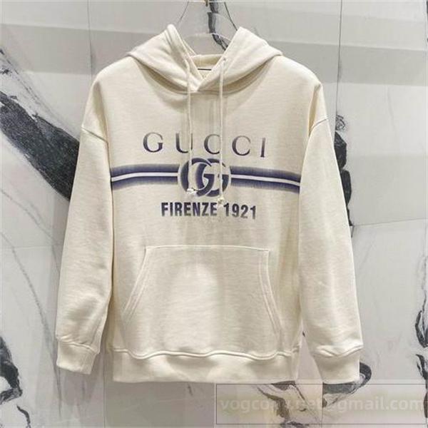 Gucc1 コピー パーカー インスパイアード デザイン 高級素材 精巧仕上げ ロゴ プリント スタイリッシュ衣類  Gucc1