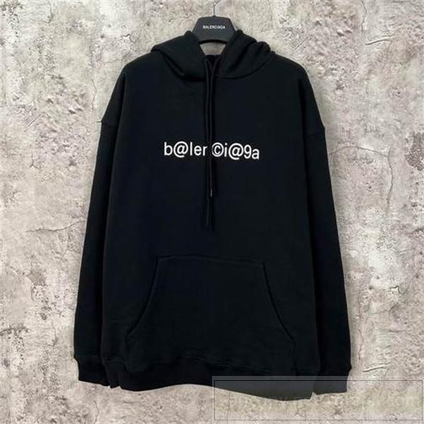 バレンシアガ スーパーコピー パーカー 記号 数字 ロゴ 現代的 独特な印象 与える シンプル ブランド BALENCIAGA
