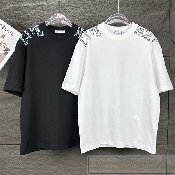 高品質 GIVENCHY スーパーコピー Tシャツ ジバンシィ ロゴプリント シンプル モダン ストリートウェア ジバンシィ