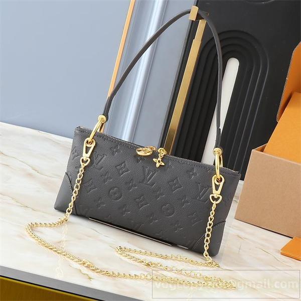 LOUIS VUITTON スーパーコピー ショルダーバッグ モノグラム グレー ゴールドチェーン ハート型金具 ルイヴィトン 