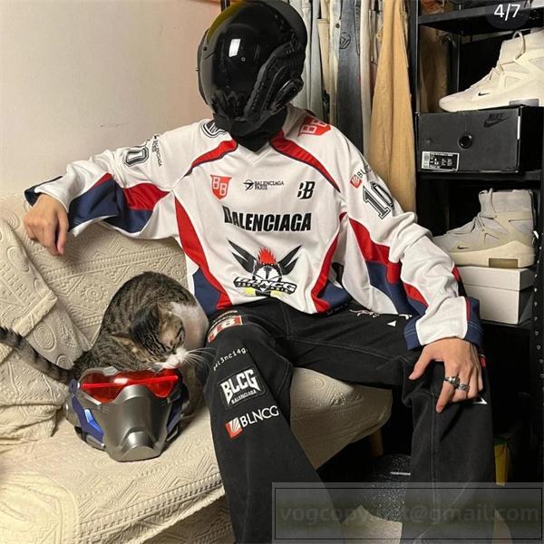 バレンシアガ スーパーコピー Tシャツ ロゴ グラフィック スポーティ ストリート ステューシー BALENCIAGA 