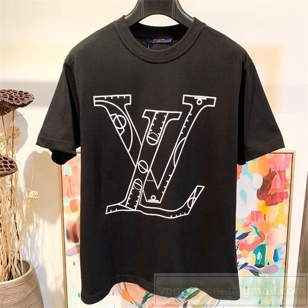 LOUIS VUITTON 偽物 Tシャツ バスケットボール ロゴ NBA ブラック ルイヴィトン
