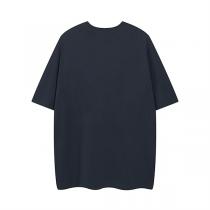 Gucc1 スーパーコピー Tシャツ グリーン＆赤ストライプ ロゴプリント Gucc1