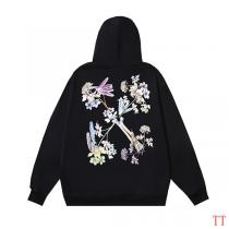 Off-White スーパーコピー パーカー 花柄 ロゴ ストリートスタイル トレンド感強い オフホワイト