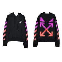 オフホワイト スーパーコピー パーカー グラデーション Xロゴ アート ラグジュアリー Off-White