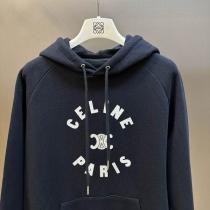 セリーヌ スーパーコピー パーカー ロゴ フード付き ユニーク ラグジュアリー CELINE