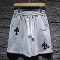 CHROME HEARTS 偽物 ハーフパンツ クロス刺繍 ロゴ入り ラグジュアリー カジュアル クロムハーツ
