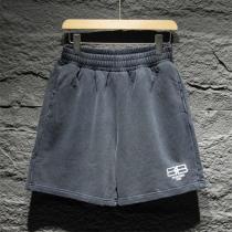 バレンシアガ スーパーコピー ハーフパンツ BBロゴ ホワイトシンプル エレガントカジュアル BALENCIAGA