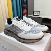 ディオール スーパーコピー スニーカー モノグラム＆グレーキャンバス ギリシャ模様 DIOR