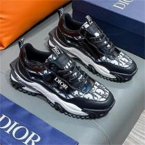 DIOR スーパーコピー スニーカー ホワイトレザー＆キャンバス スポーツエレガンスデザイン ディオール